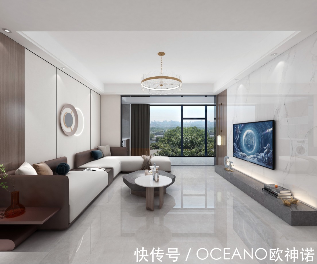 背景墙|118㎡的新中式，典雅韵味与现代简约的巧妙融合