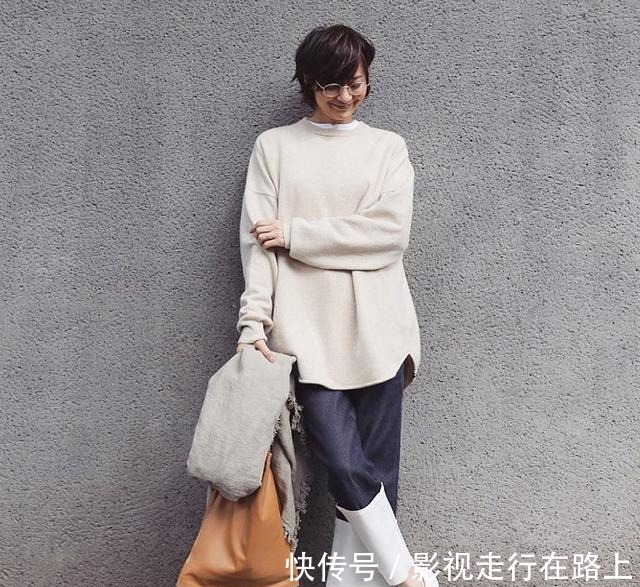 富冈佳子 这才是五十岁女人的穿搭教科书，优雅减龄不装嫩，照着穿也太美了！