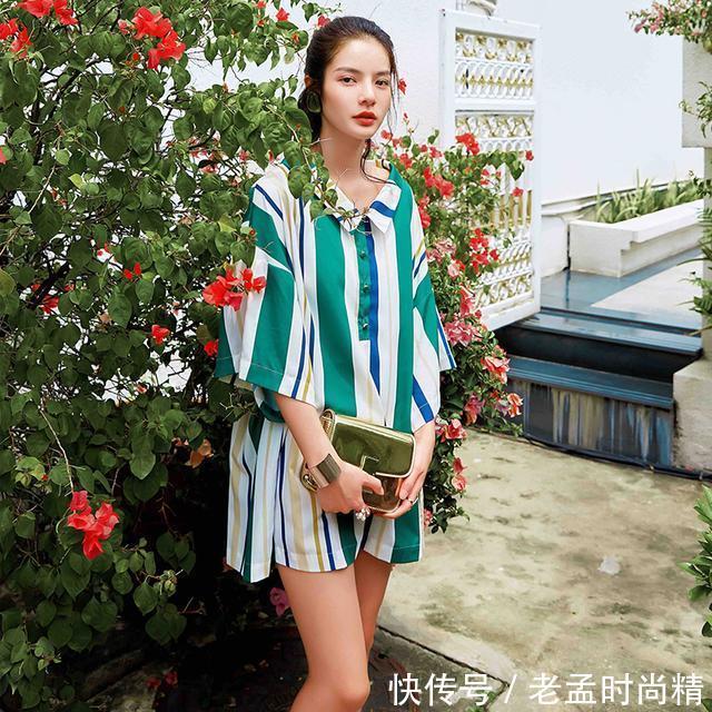 棉麻 还在穿短款衬衫就过时了,现在流行时髦衬衫裙,显瘦也显女人味