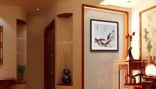 家具和字画搭配,更具韵味
