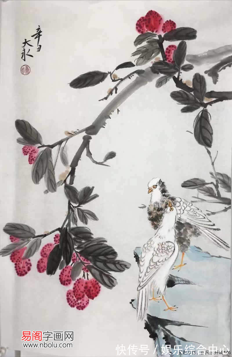 花鸟画@王君永花鸟画:秀逸清醇,优雅自然