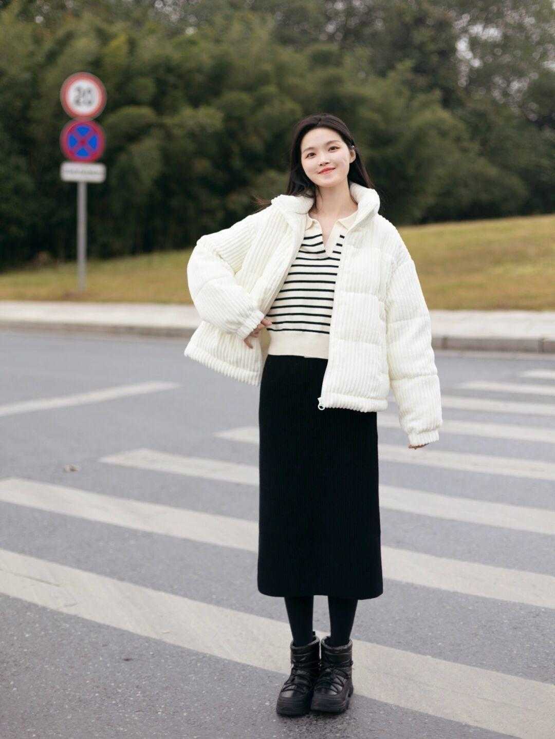 短款 冬季不想再长衣加身,就将短款厚外套搬出来吧!文艺又气质