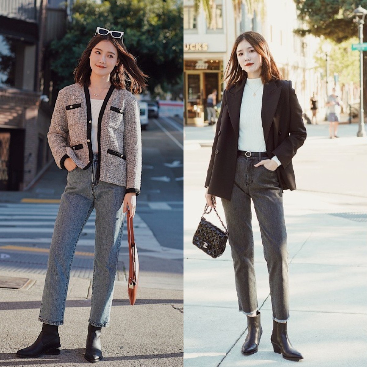 tips|“直筒裤”学会这几个穿搭技巧,显高显腿长