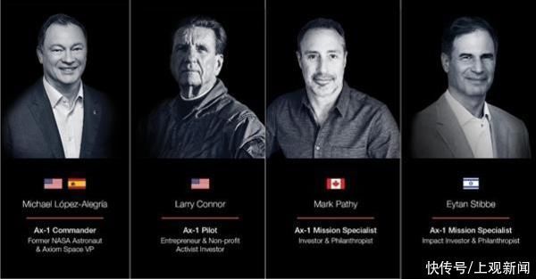 太空十日游 “太空十日游”,票价3.5亿元!美私人航天公司公布首批乘客名单,明年1月启程