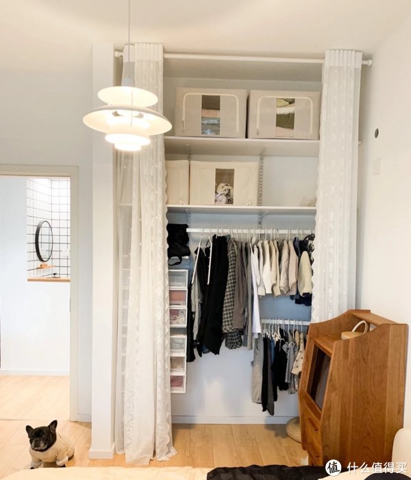 衣柜化|彻底放弃衣柜,500元砌墙搞衣帽区,我膨胀了