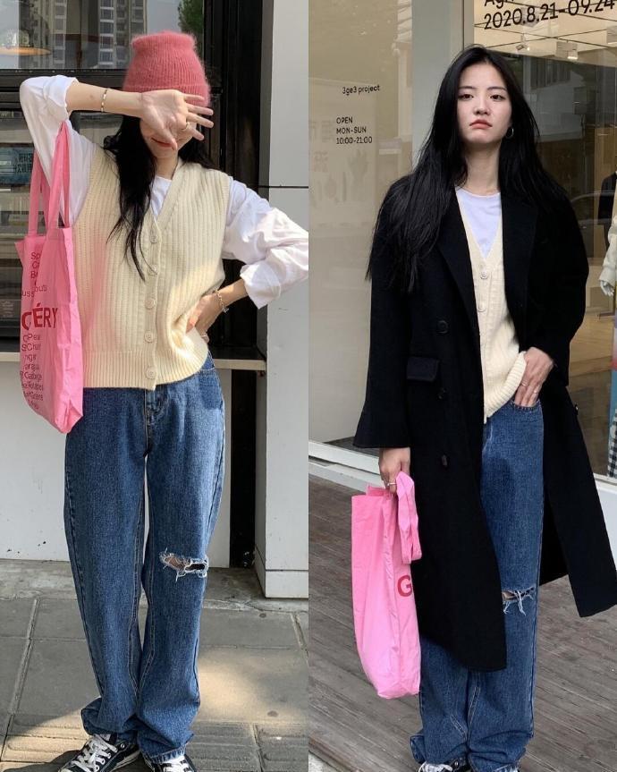 喜欢韩系穿搭的女生看过来!16套搭配,教你将普通单品穿出时髦范
