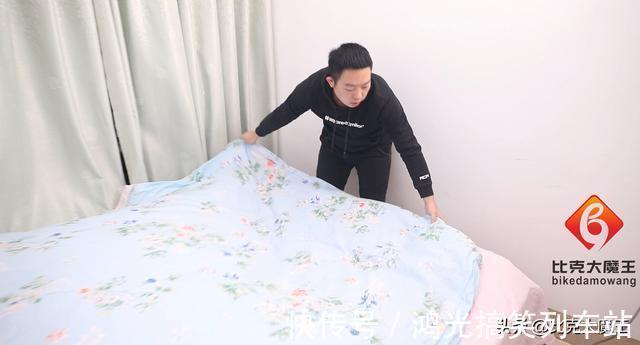 2分钟学会套被子简单方法,多重的厚被子1个人轻松搞定,太棒了
