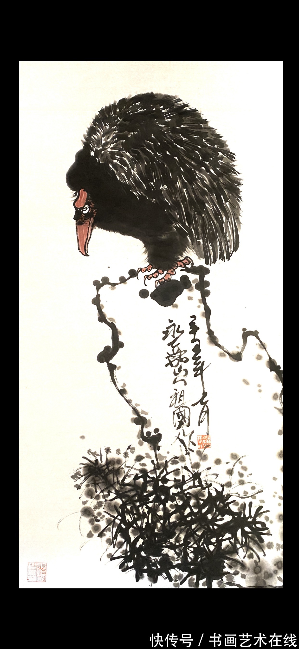 山水画|溪山无尽 笔墨有情——国画家、画鹰大家、指墨画艺术大师朱祖国