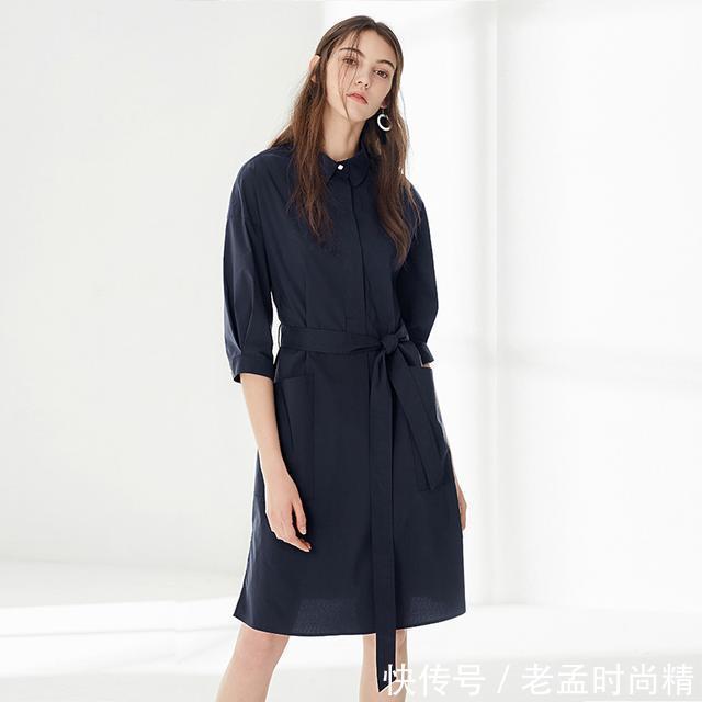 天丝 知性的衬衫连衣裙,既能单穿又可以当小外套,我最喜欢第5款