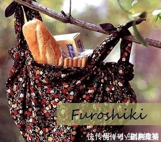 高颜值|一块布打两个结,变身大容量高颜值收纳包,几十种折法好强大