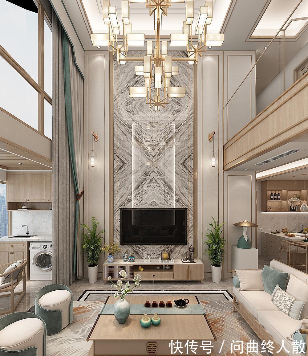 阳台|发现一户很有品味的中式样板房,两层复式楼,格局好,装修很高级