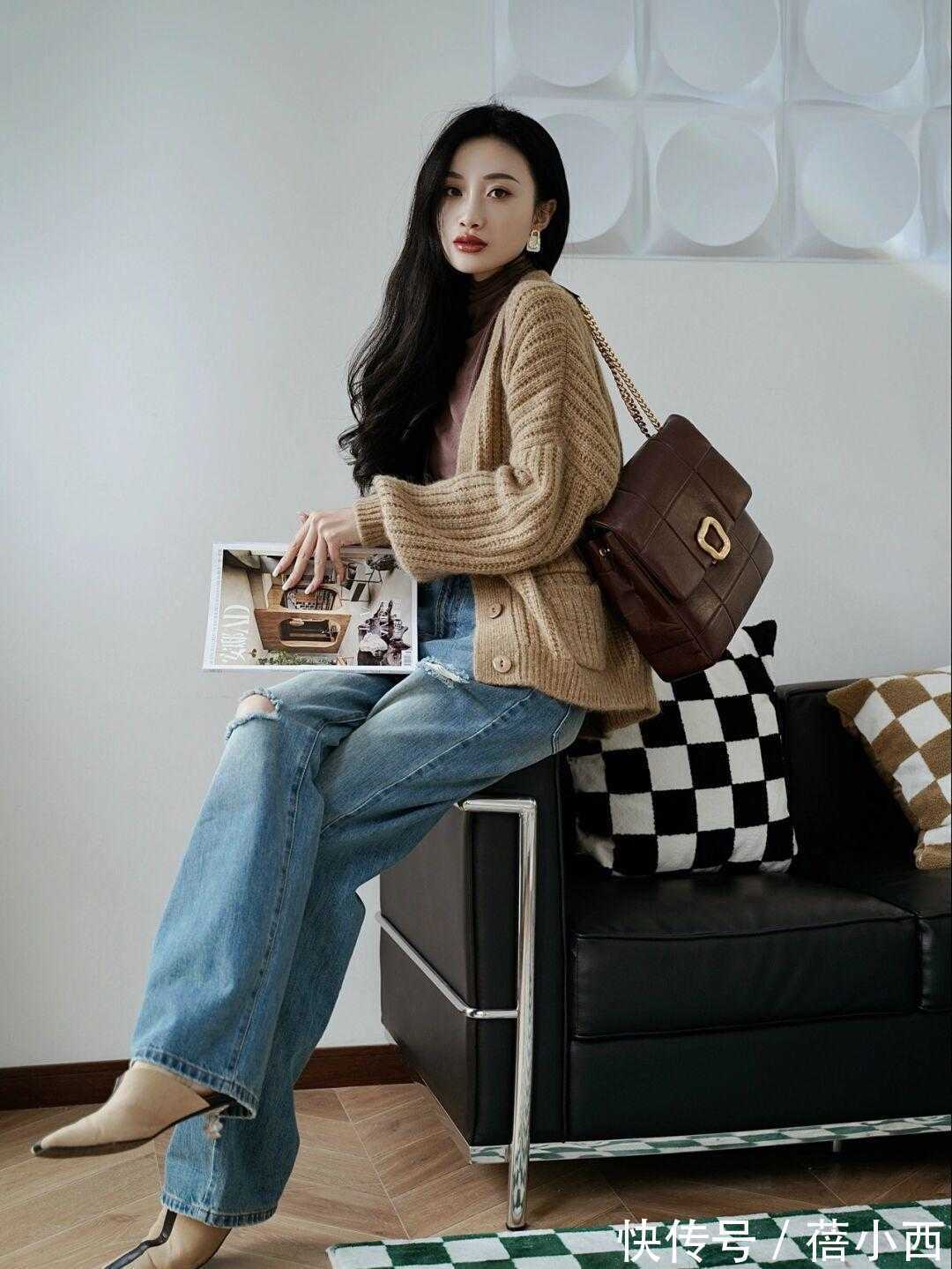 针织开衫|春季穿搭简约才高级,分享一组“针织开衫”搭配,适合3040岁女人
