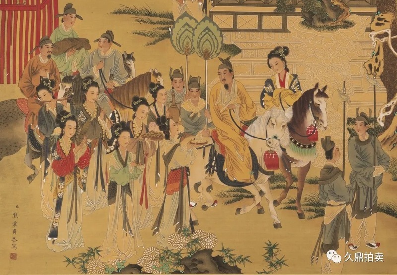 藏品#【藏品賞析】唐明皇出巡圖