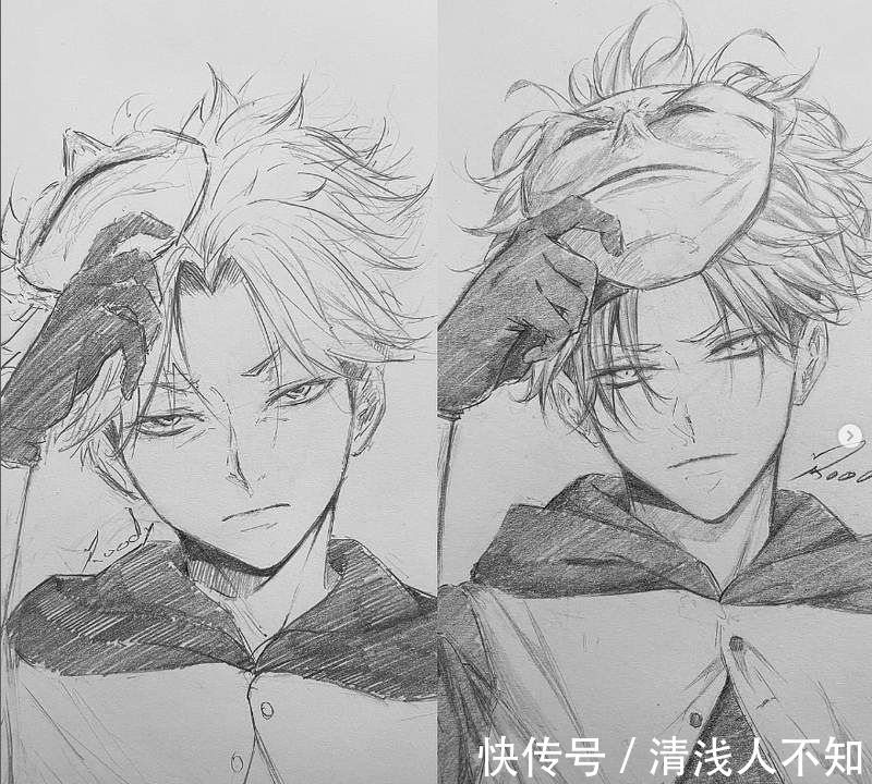 手绘&画师超精美铅笔手绘,让人想起了当年也是拿着铅笔画图的我们