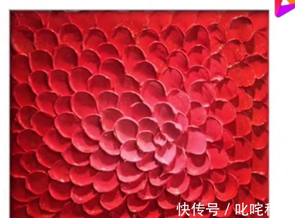 铲子&美术生只用一种颜色,创作一幅精美的艺术品,网友:颜料不用钱啊