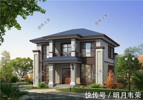 真石漆|10套现代新款二层自建房，2021年开头选一个，年尾就能住