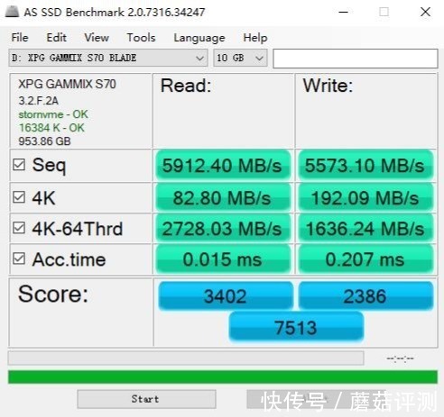 ps5|读取稳稳的过7400MB/s，非常给力、威刚翼龙S70 Blade固态硬盘 评测