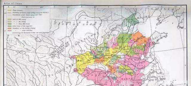 地图|美国哈佛版中国历史地图，与国内版差异大，主要朝代对比