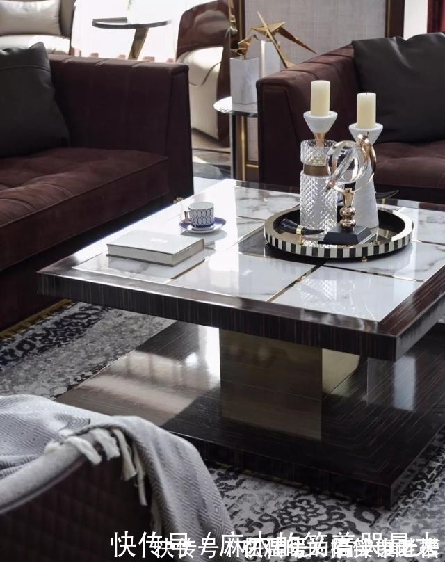 石纹砖|140平三室装修,难得一见的精致高雅空间,主卧色调太美了!