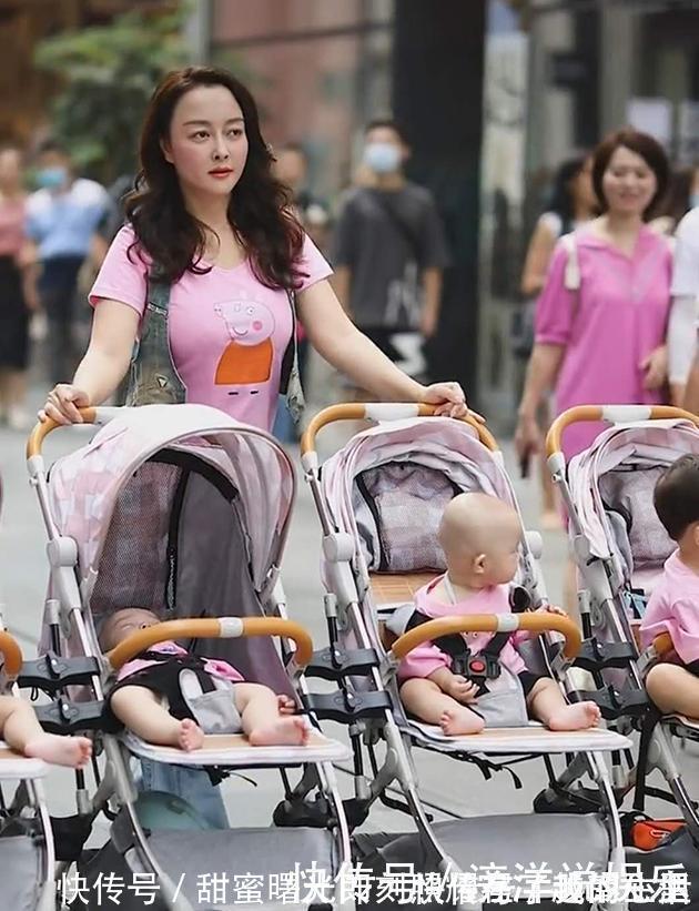 二胎|夫妻带6个娃逛街“横行霸道”,路人看呆,网友再一个凑葫芦娃