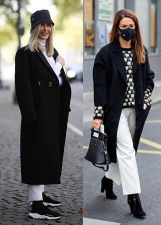  圈粉|初冬被黑色大衣圈粉了，学会时尚的搭配，让你在冬天也是一枝花