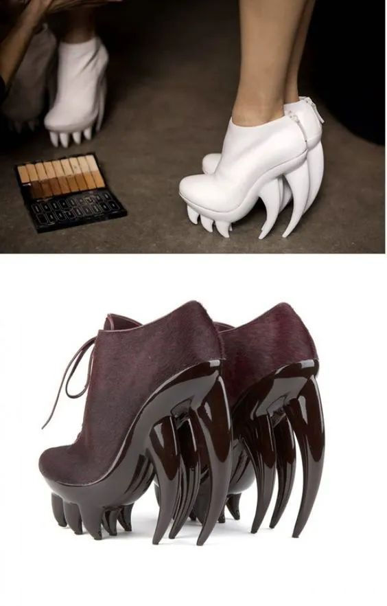 纯天然@一组脑洞大开的奇葩鞋子,设计师的创意实在让人看不懂!