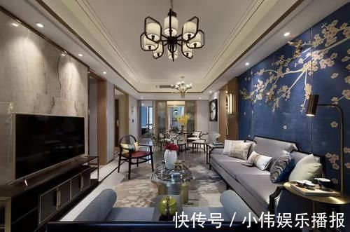 书桌|126㎡新中式,禅意端庄的新中式软装搭配,儒雅大方的居住空间