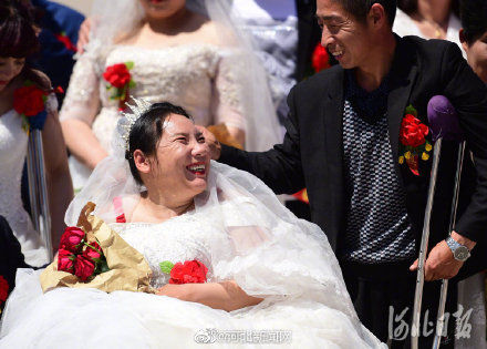 祝福！河北沧州15对残疾夫妇举行集体婚礼