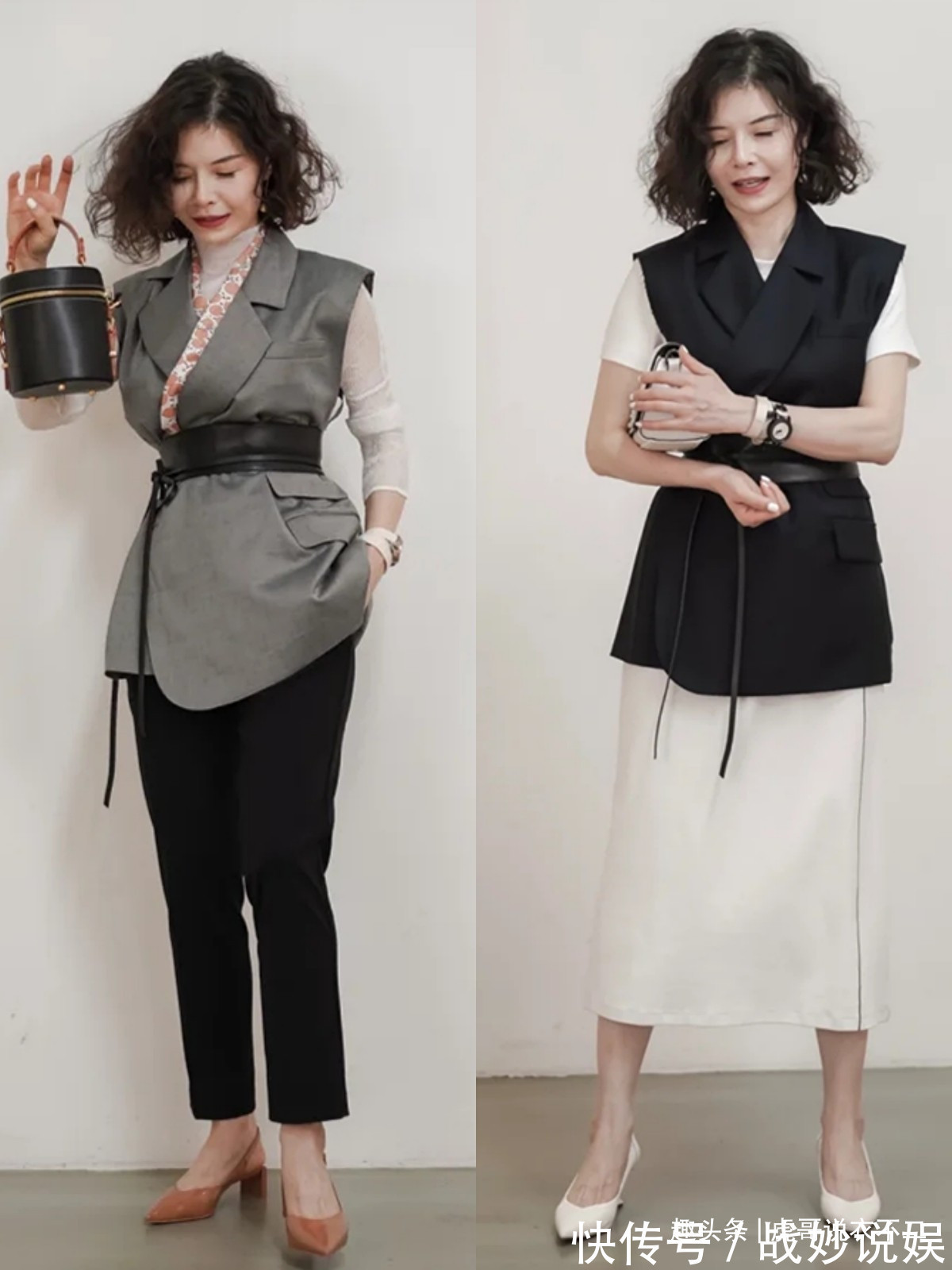 马甲 人到中年会打扮很重要,这位姐姐凭减龄搭配圈粉,不老气、不扮嫩