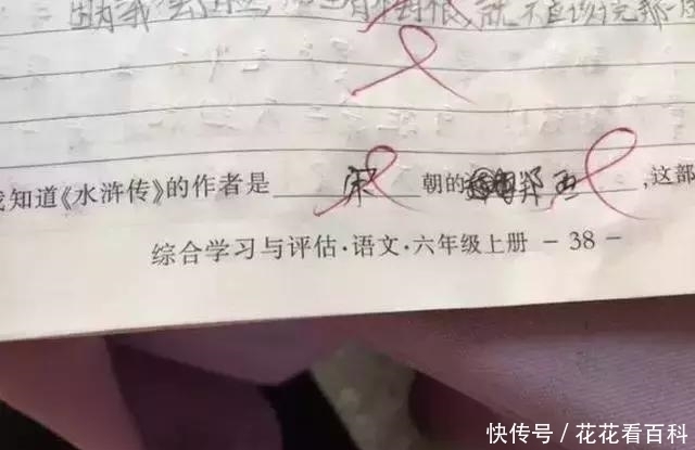 班主任|小学六年级班主任改出试卷 自称又修炼成功一级