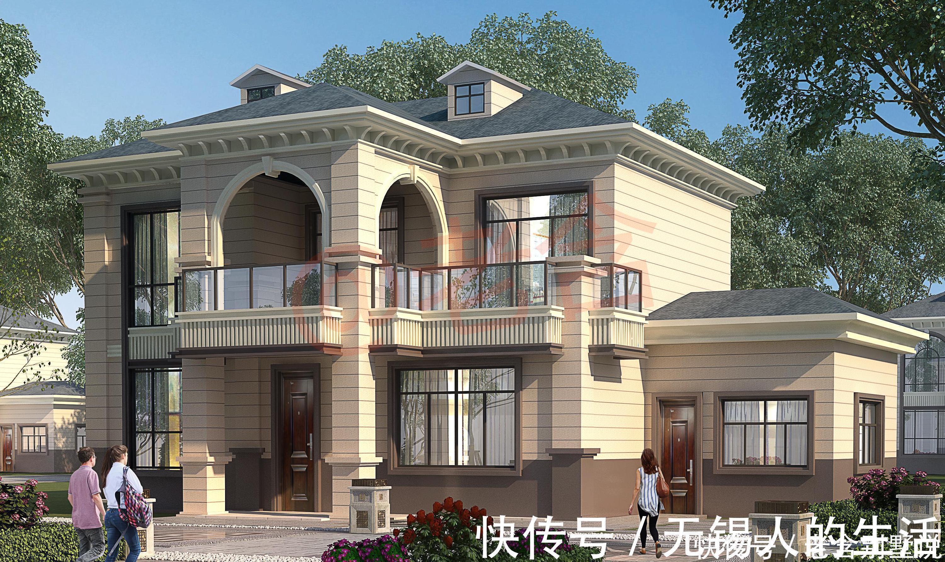 农村|建房师给了2套农村二层别墅图纸,一套中式,一套欧式,哪套好看