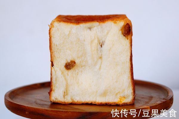 纯奶提子吐司｜不加一滴水｜奶香好吃