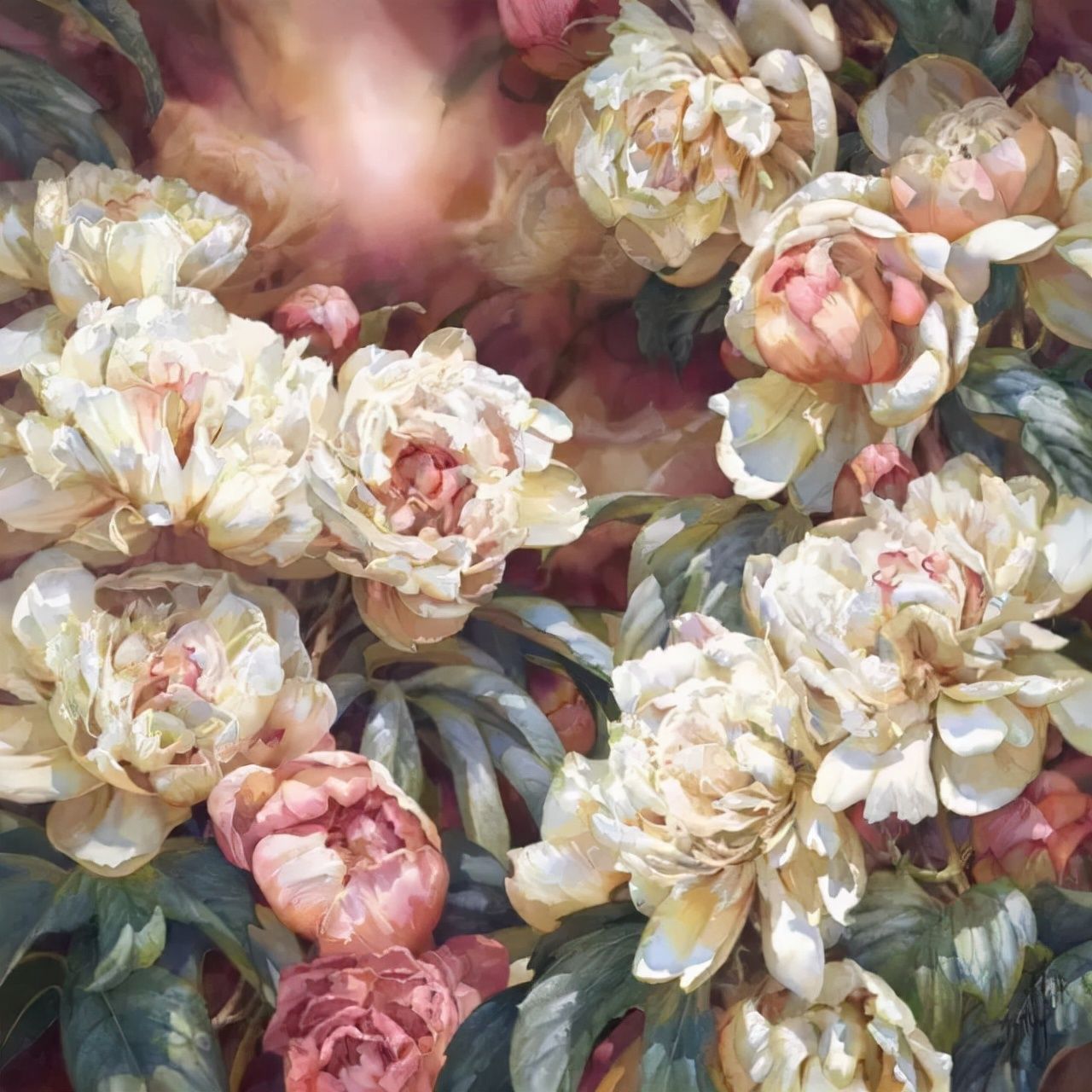 水彩&水彩画欣赏：澳大利亚水彩画家30张水彩花卉，动人