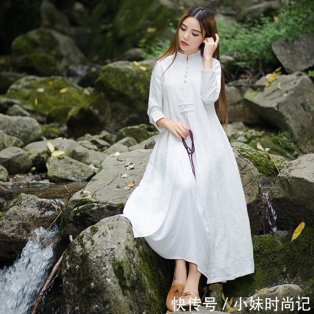 棉麻|穿上这几款美美的连衣裙,男神目光锁定你