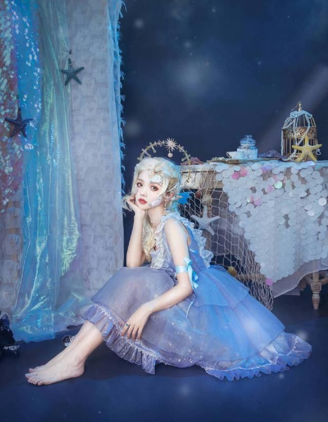 女生|长寇的洛丽塔“人鱼妆”太美了,当镜头拉近,女生也会忍不住沦陷