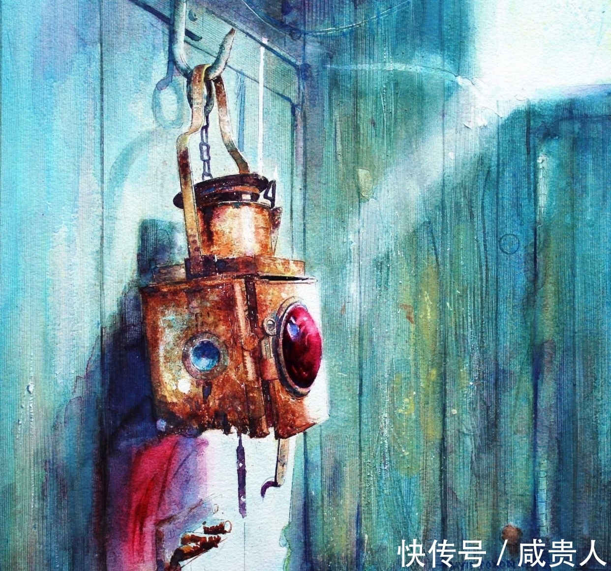 大卫·波克森@看着他的作品,内心会有一种莫名的震撼——水彩大师大卫·波克森