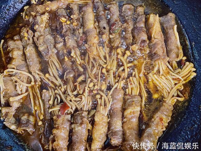 等量|吃播吃这么多,你吃你也能,十分下饭的肥牛金针菇卷,一点不浪费