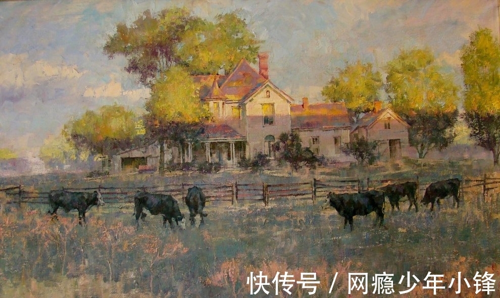 肯塔基大学!美国芝加哥艺术家约翰·迈克尔·卡特油画作品欣赏