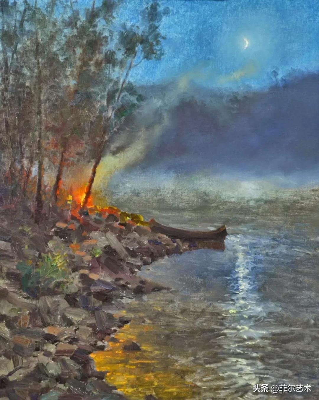 真实性|美国画家杰森·萨克兰色彩优美的外光派风景油画作品欣赏