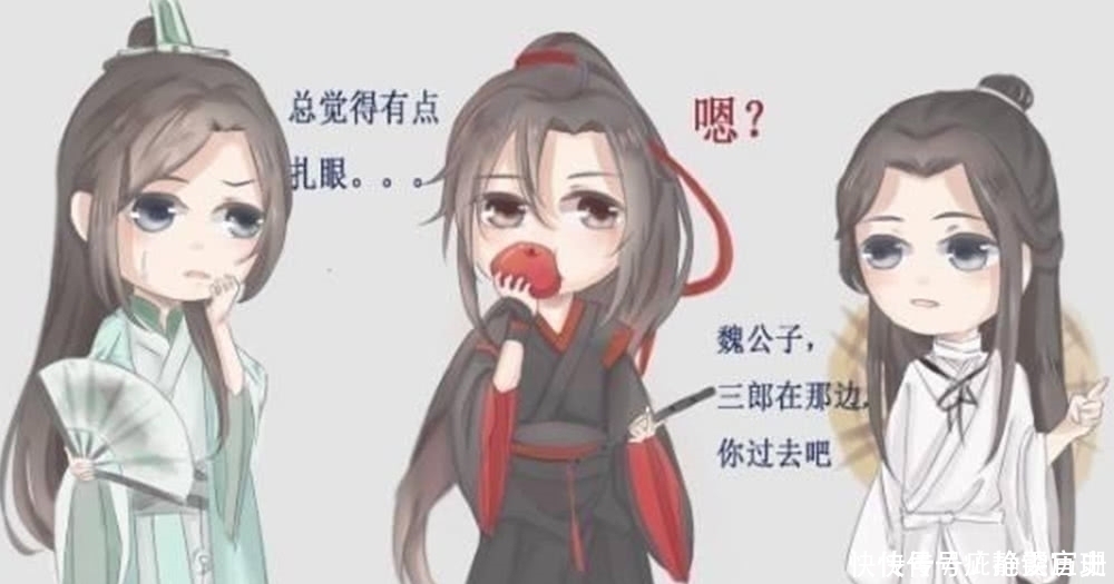 墨香$画师笔下的墨香儿媳们,羡羡风格有点不搭,动物全家福很有爱!