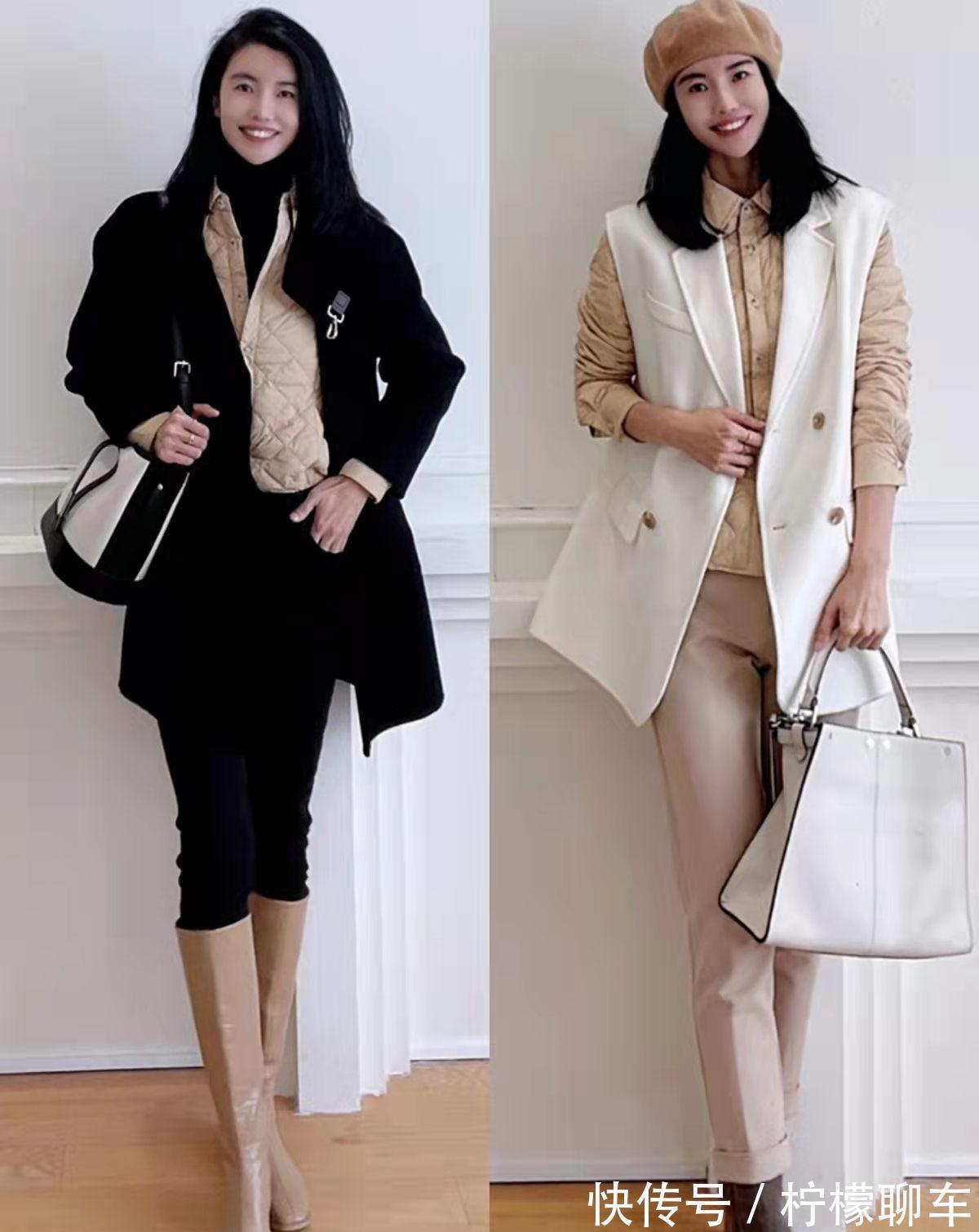 棉服 凭借5种基础款逆袭变美,这位博主太会穿,冬季值得40岁女人借鉴