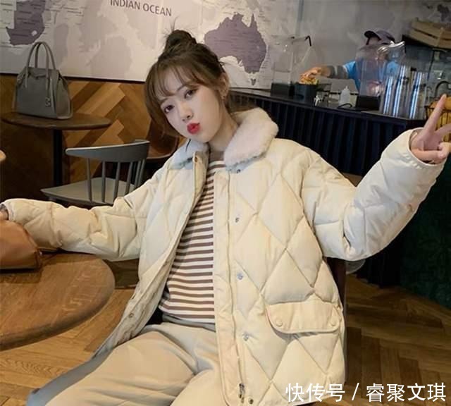 显瘦|长款羽绒服已经out了!这个冬天尝试一下短款棉服,显高又显瘦