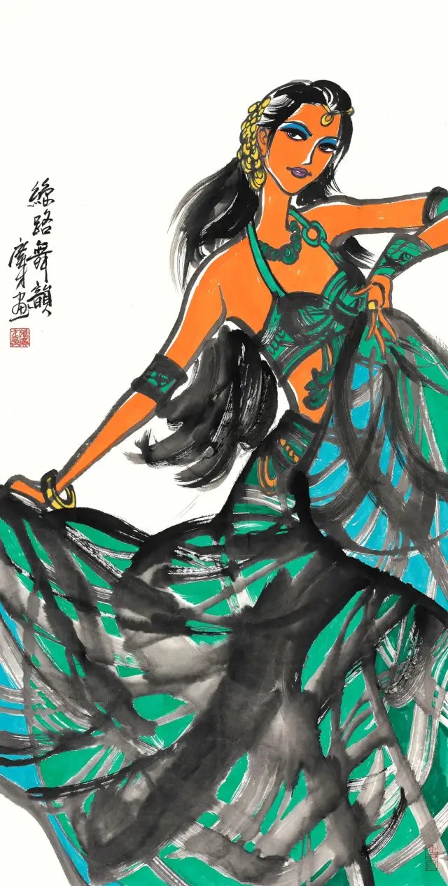 研究会&张广才国画人物画作品欣赏