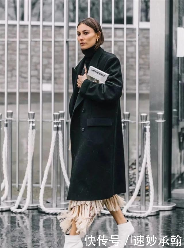 看起来|想把“大衣”穿出高级感?别的可以忽略,但靴子要慎选,特显气场