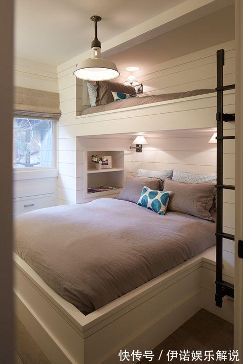 客房|只听过二胎床,谁听过祖孙床别说这设计还真带劲客房都省了!