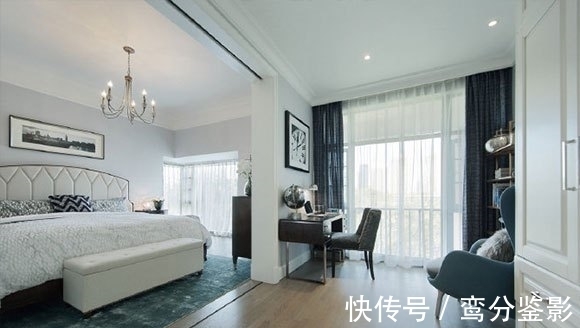 装饰|133㎡高级灰时尚轻奢空间,优雅的质感,嵌入式电视柜真实用