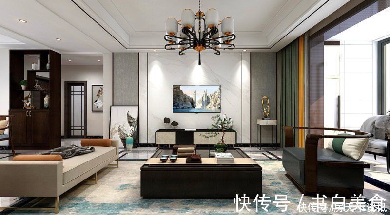 中式风格|朋友买的118平米三居室,一共才花9万,这新中式风格太美了