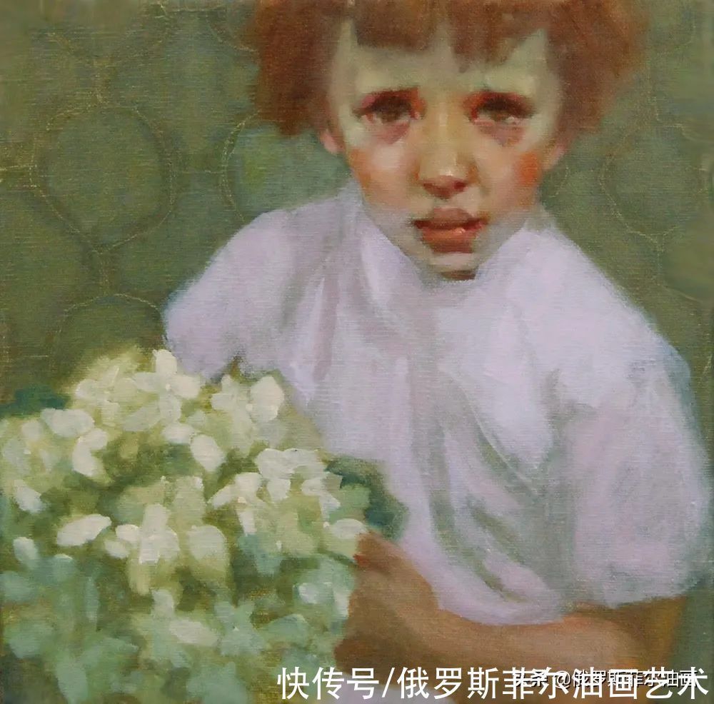 油画&美国画家桑德拉·弗朗德的油画里,充满了微妙而引人注目的情感