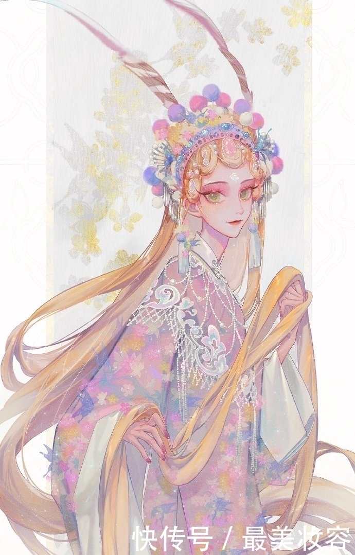 古风|古风迪士尼公主更新,爱洛和汉服绝配,茉莉反弹琵琶好美