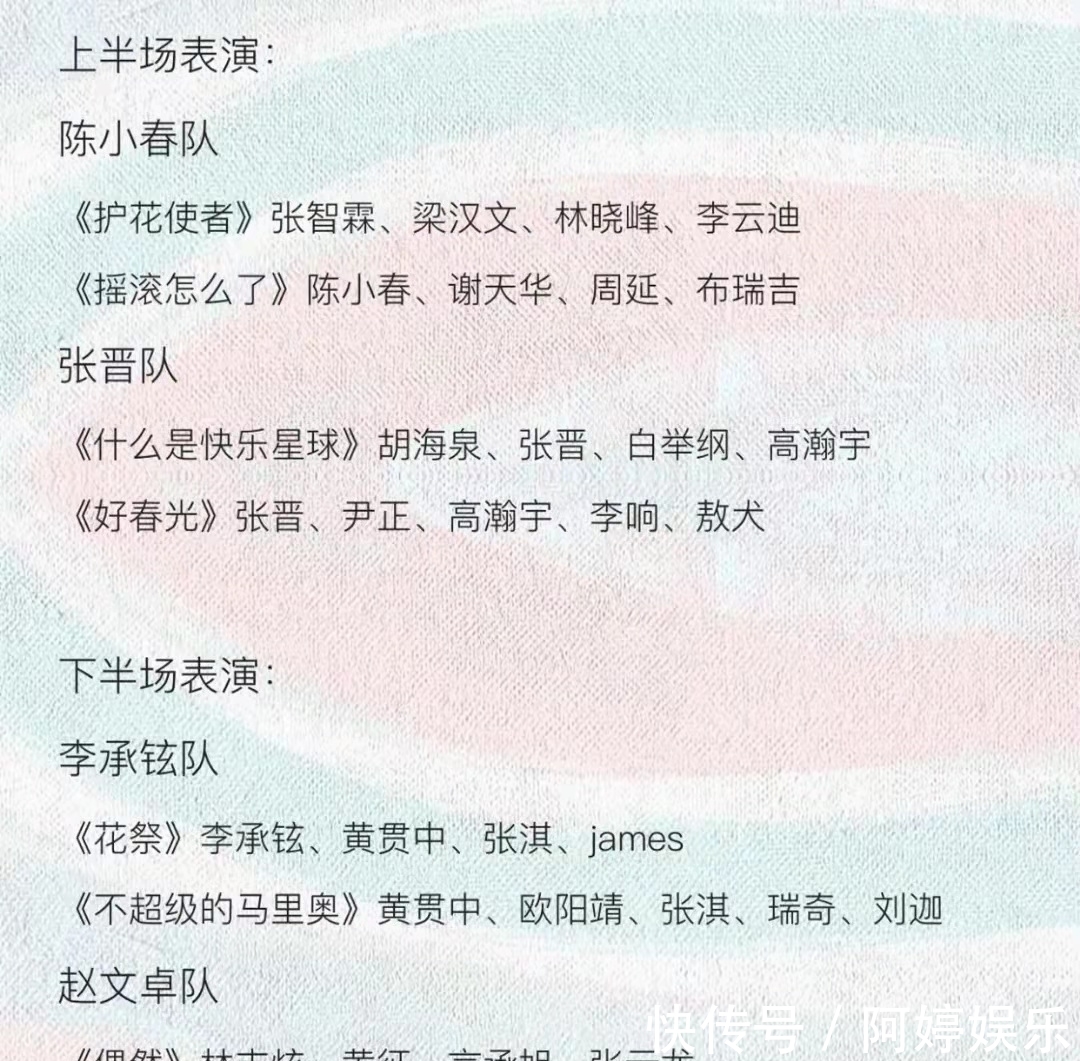 g《哥哥》三公重新分组，李承铉组补强明显，赵文卓组大换血后混乱
